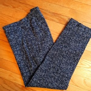 Zac and Rachel pants. Black with white speckles. Women's 12.